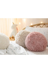 Puffy Ball Decorative Pillow 40 Cm Pink - Swordslife