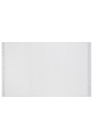 Puffy Bath Mat 2 Li Fringed Washable White - Swordslife