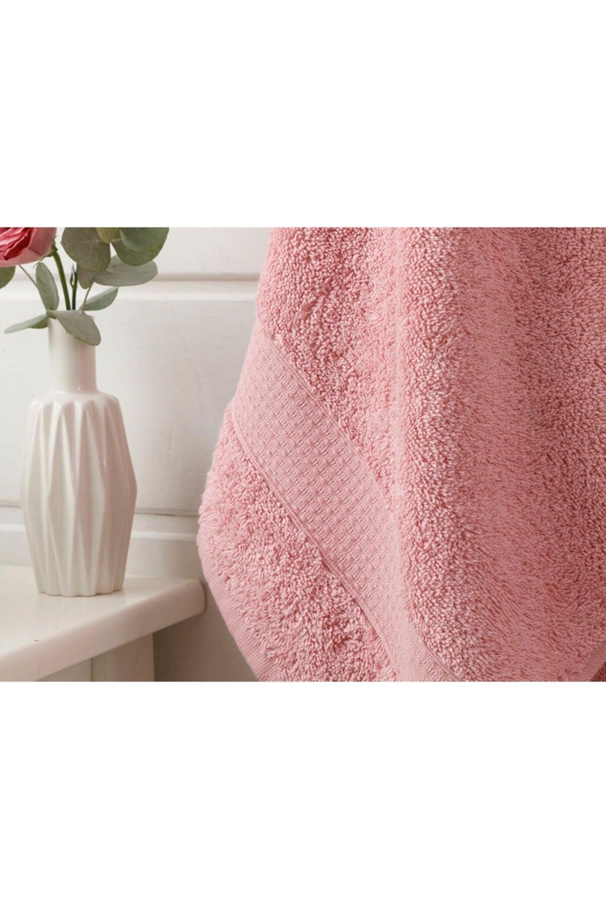 Pure Basic Face Towel 50X90 Cm Light Rose