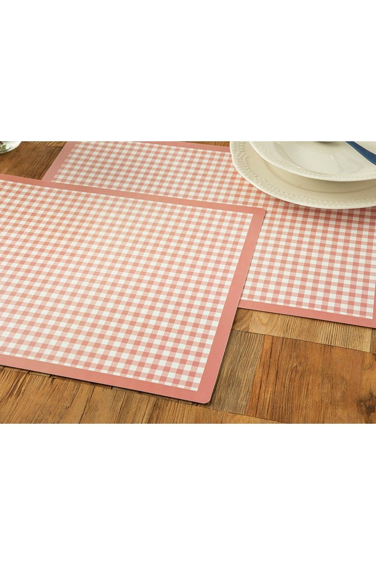 Quadrat Polypropylene 4 Place Placemat 30x45 Cm Pink - Swordslife