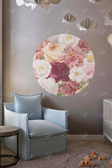 Shelf Back Floral Wall Sticker - Swordslife