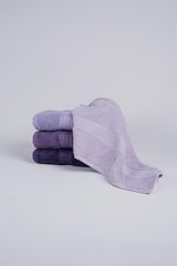 Rainbow 100% Cotton Extra Soft Purple Tones Set of 4 Hand/Face Towels (4*50X80) - Swordslife