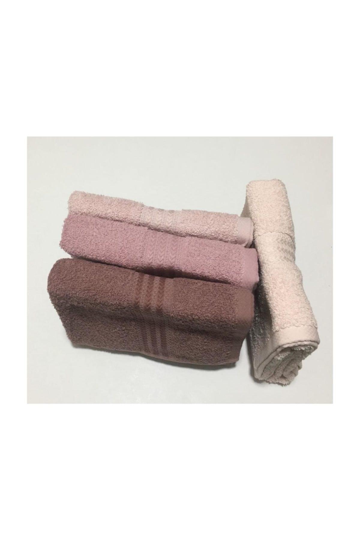 Rainbow Set of 4 Towels Powder