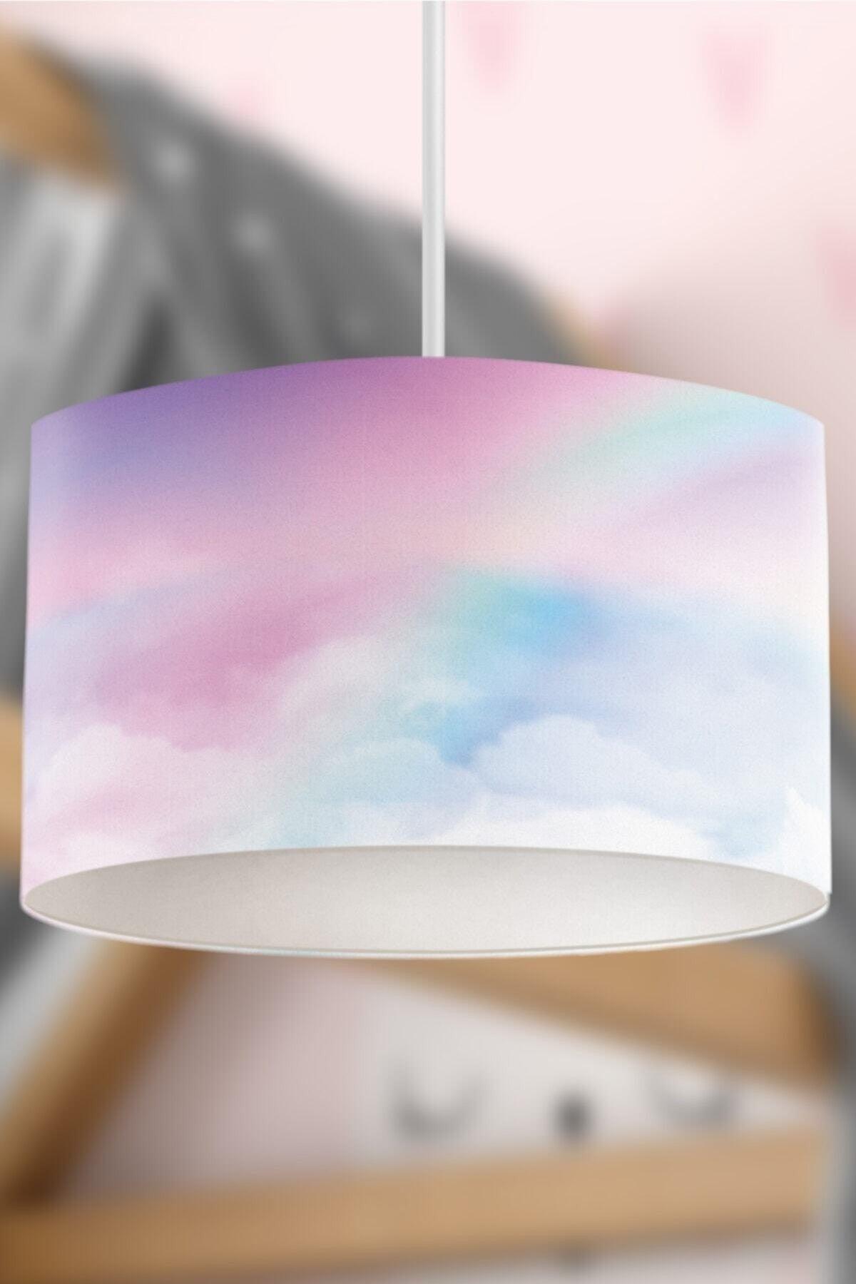 Rainbow And Clouds Child Pendant Chandelier - Swordslife