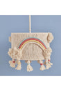 Rainbow Pompom Fringed Pendant