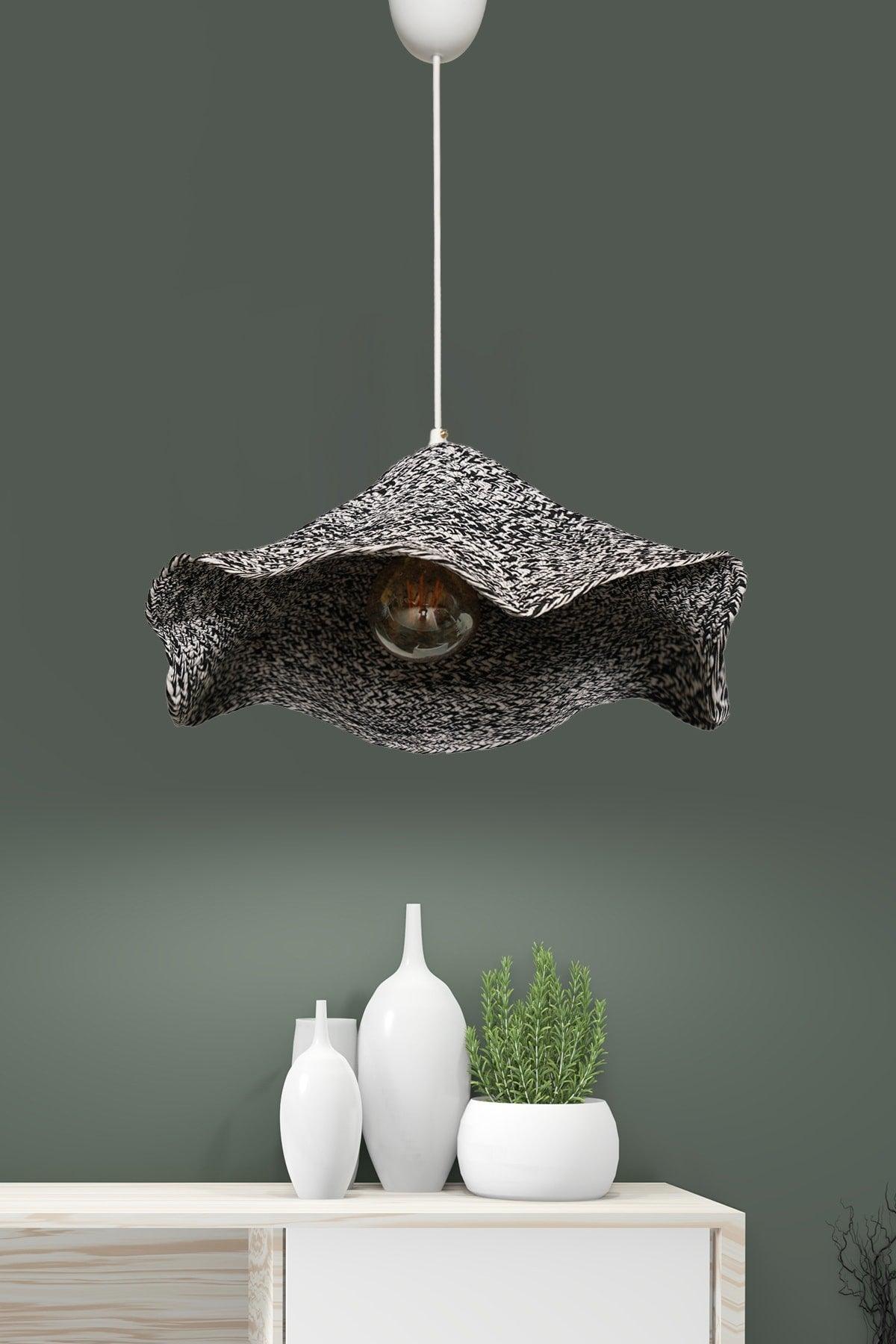 Ranchero Pendant Lamp Black and White Hsra-44 - Swordslife