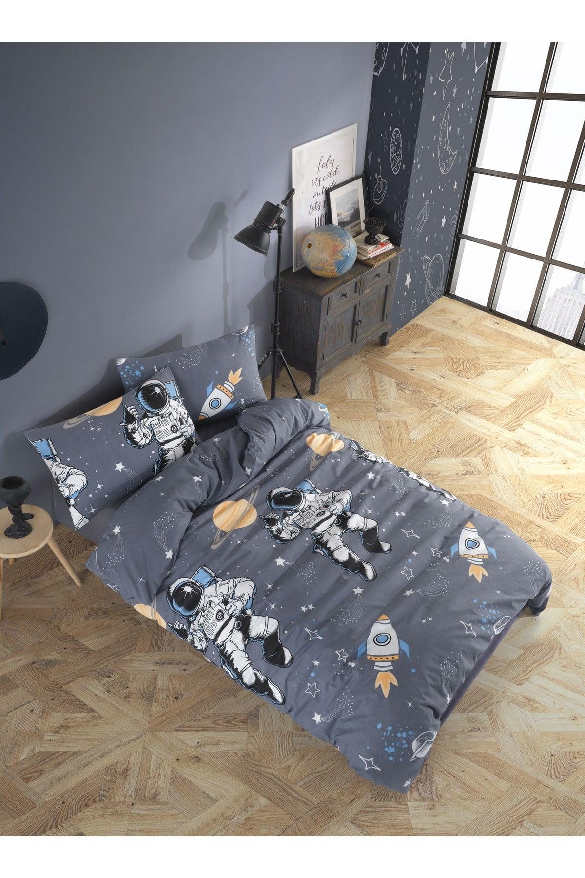 Ranforce Astronaut Single Duvet Cover Set - Swordslife