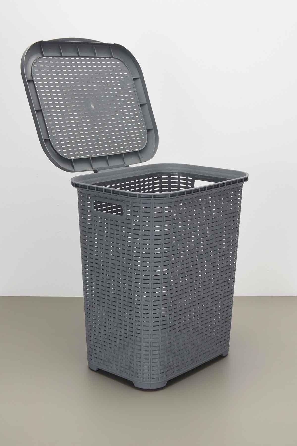 Rattan Model Lid Dirty Laundry Basket 45