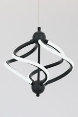 Ravena Single Anthracite Led Pendant Lamp Chandelier - Swordslife