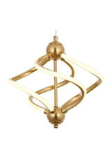 Ravena Single Gold Led Pendant Lamp Chandelier - Swordslife