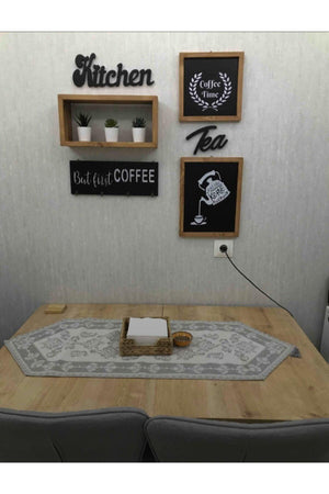 Kitchen Decor With Real Wood Shelves - Swordslife