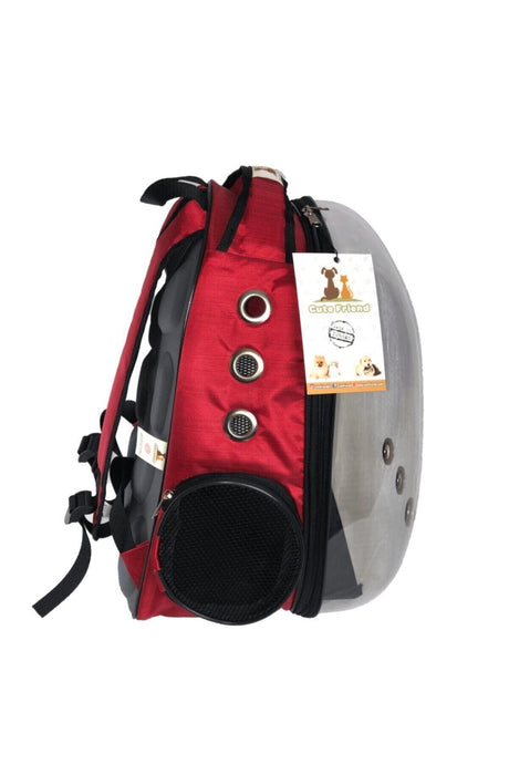 Red Astronaut Cat Dog Carrying Bag