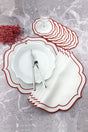 Red Color Double Wrap Embroidered 12 Pieces