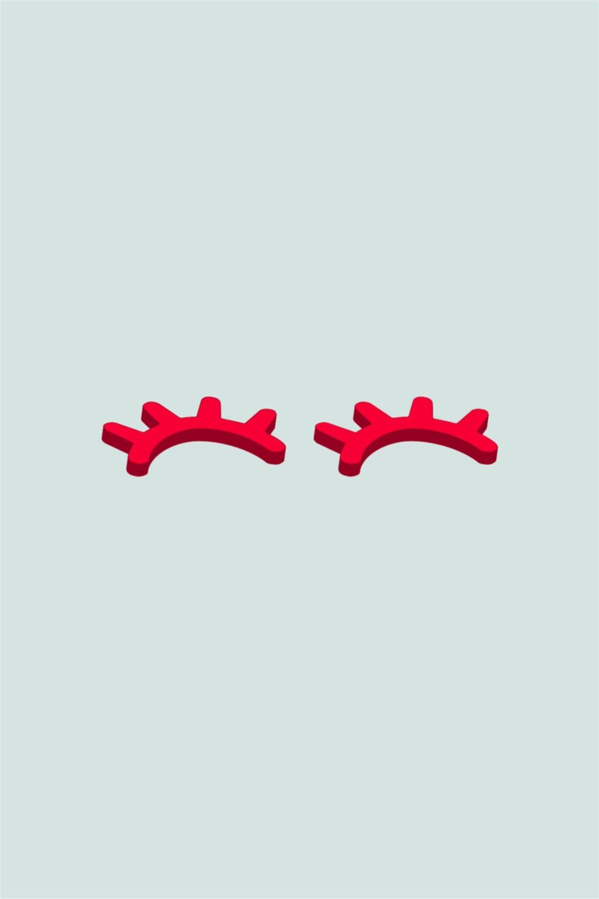 Red Wooden Lash 2 Pcs Decorative Lash Kids Room Decorative Ornament - Swordslife