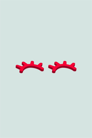 Red Wooden Lash 2 Pcs Decorative Lash Kids Room Decorative Ornament - Swordslife