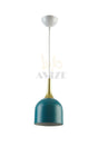 Reina Modern Design Metal Headboard Turquoise Color Pendant Lamp Cafe - Kitchen Single Chandelier - Swordslife