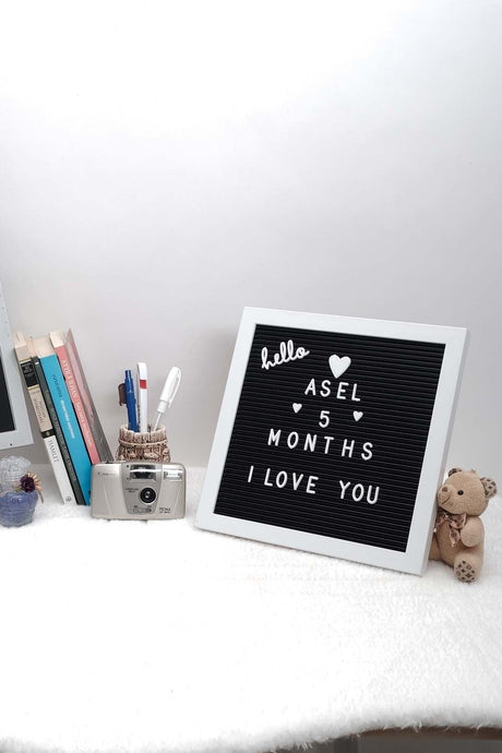 Changeable White Writing Board Message