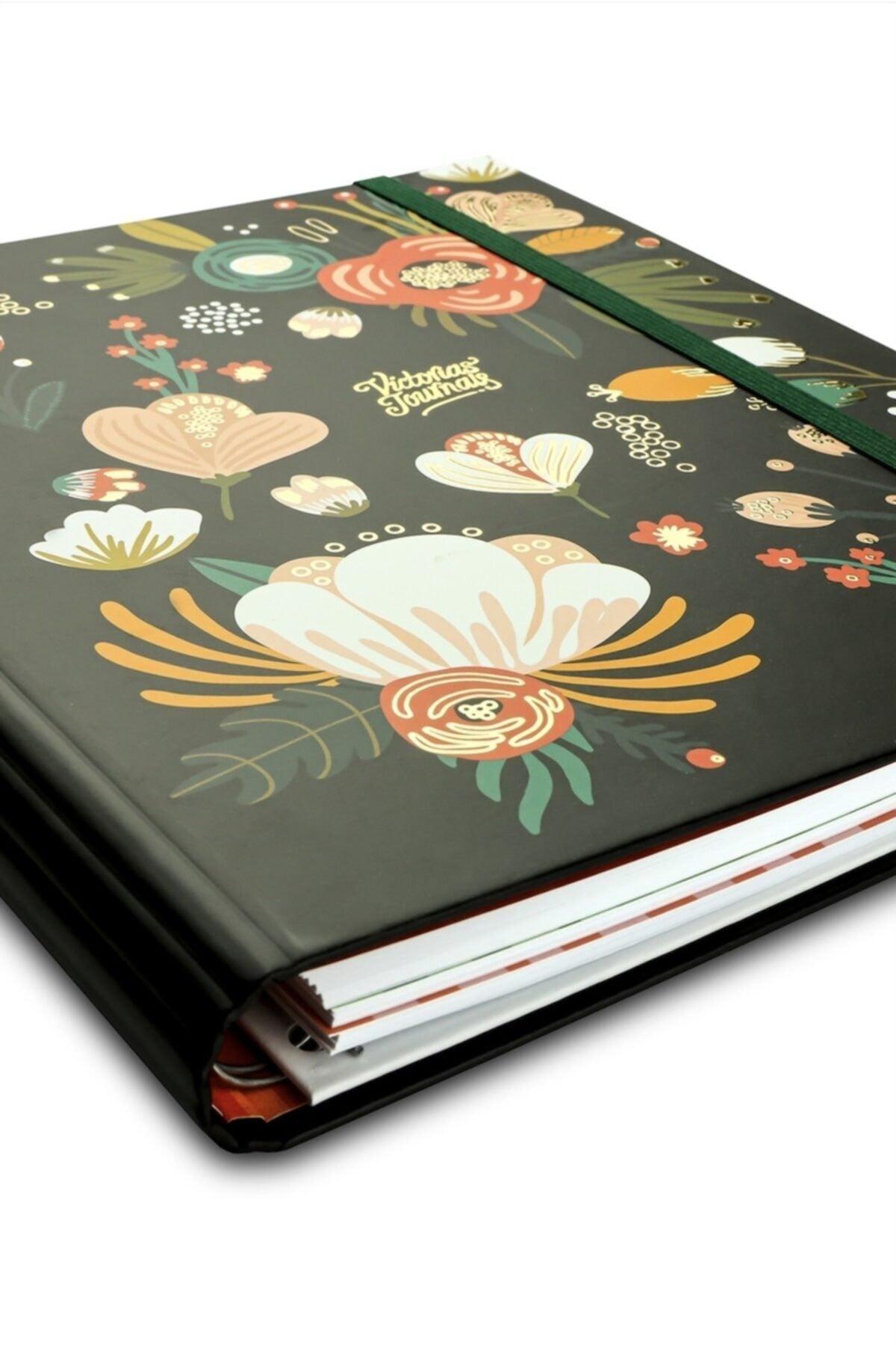 Retro Timeless Planner Agenda 17x24 Cm Black