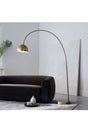 Retro Metal Decorative Antique Plated Rustic Articulated C Arm Corner Lamp Floor Lamp Head Diameter:40 Cm - Swordslife