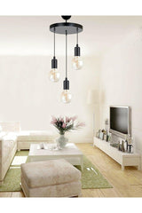 Retro Model 3 Piece Living Room Kitchen Pendant Chandelier - Swordslife