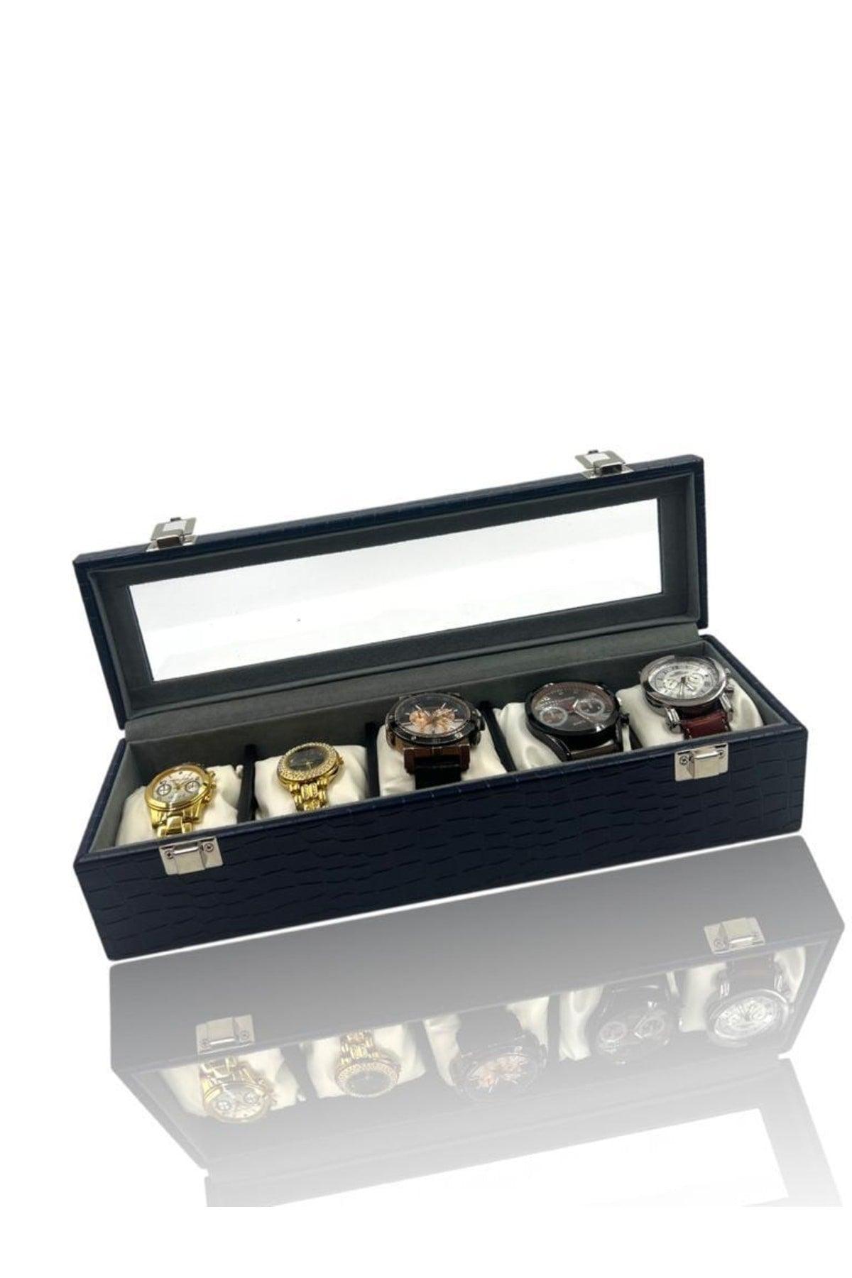 Richbox 5 Piece Watch Box Mango Laci - Swordslife