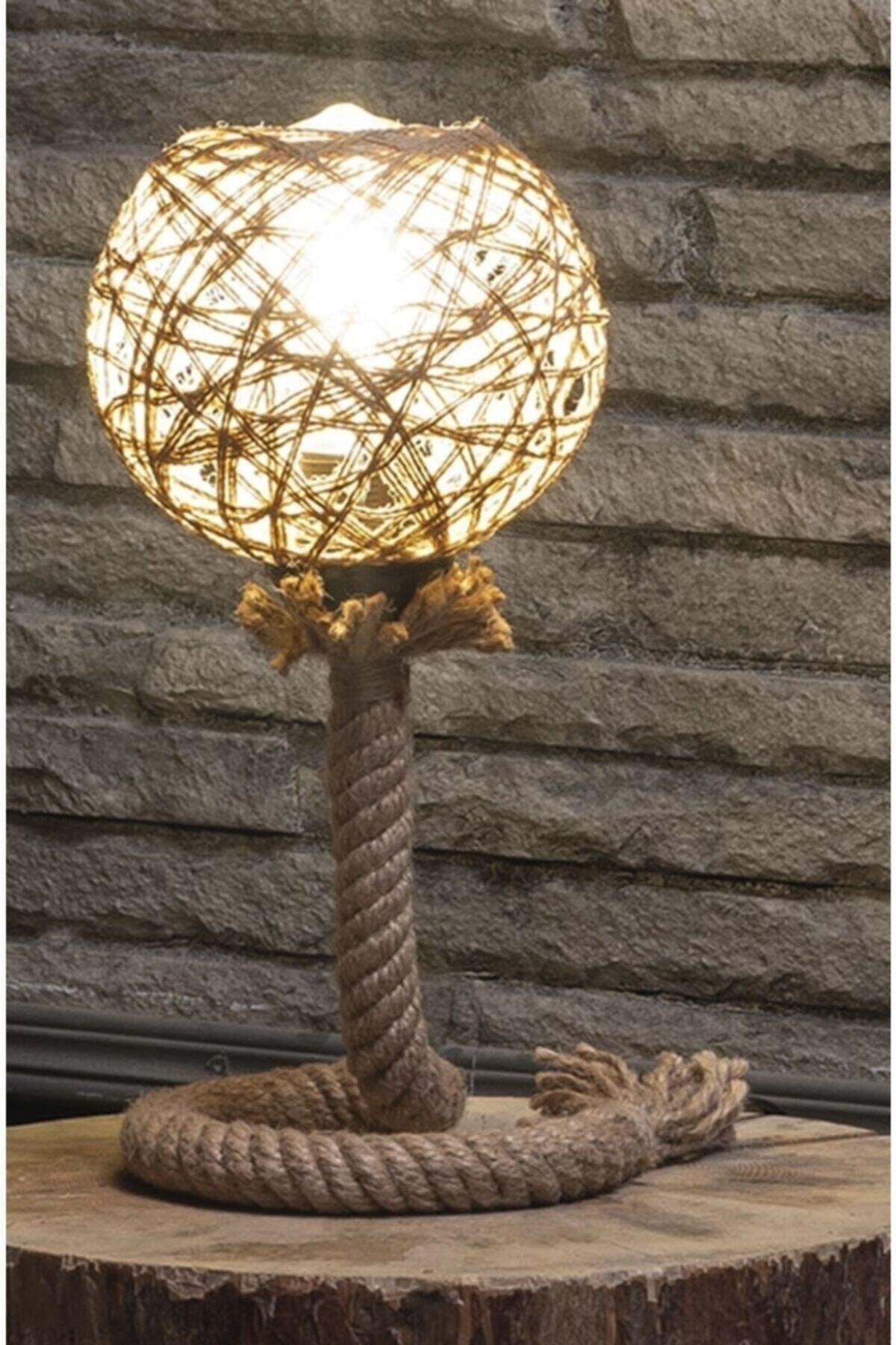 Rope Lampshade Table Lamp Modern Decorative Rope Lampshade - Swordslife