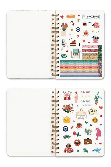 Rose Indefinite Planner – Undated Planner