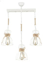 Roselinda 3 Rope Chandelier White - Swordslife