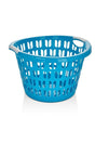 Round Blue Laundry Basket 33 Liter