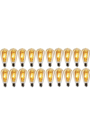 Rustic Bulb 6 W 20 Pcs