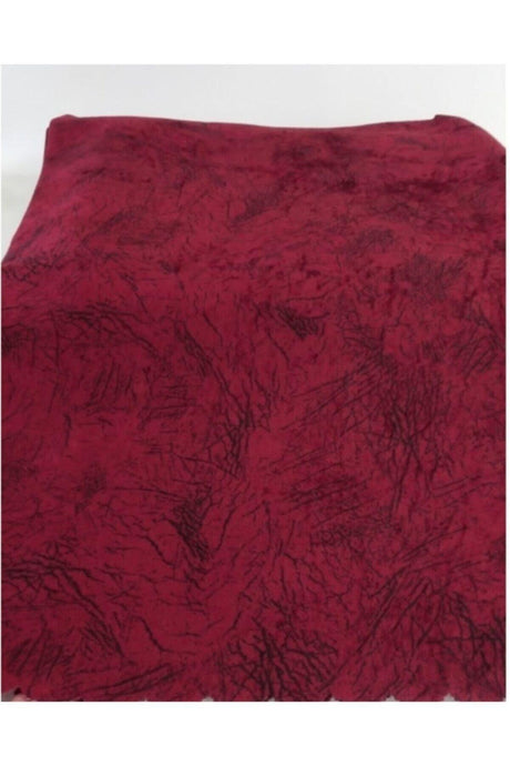 Sabire Cosmetics Claret Red Color Sponge Sofa Sofa Cover Vein Pattern Non-Slip Washable Cover - Swordslife