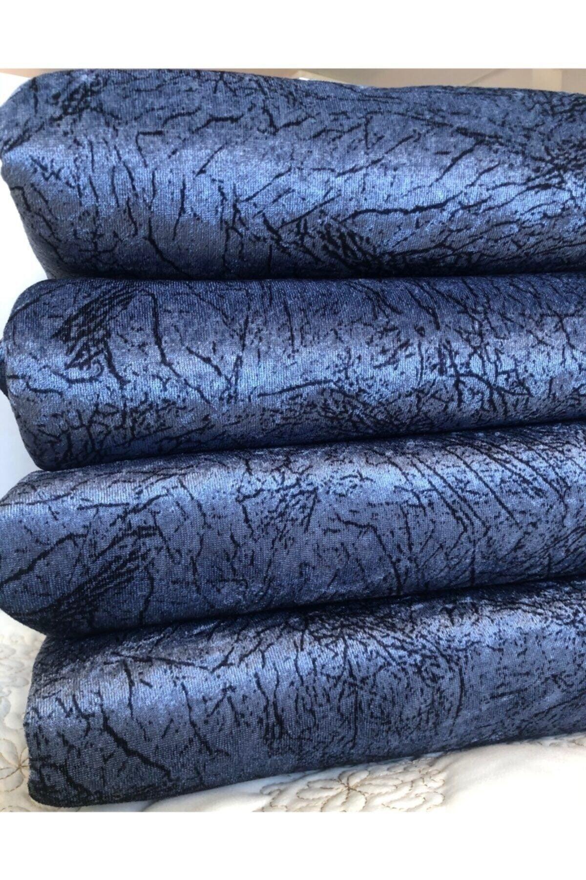 Sabire Cosmetics Navy Blue Sponge Sofa Sofa Cover Vein Pattern Non-Slip Washable Cover - Swordslife