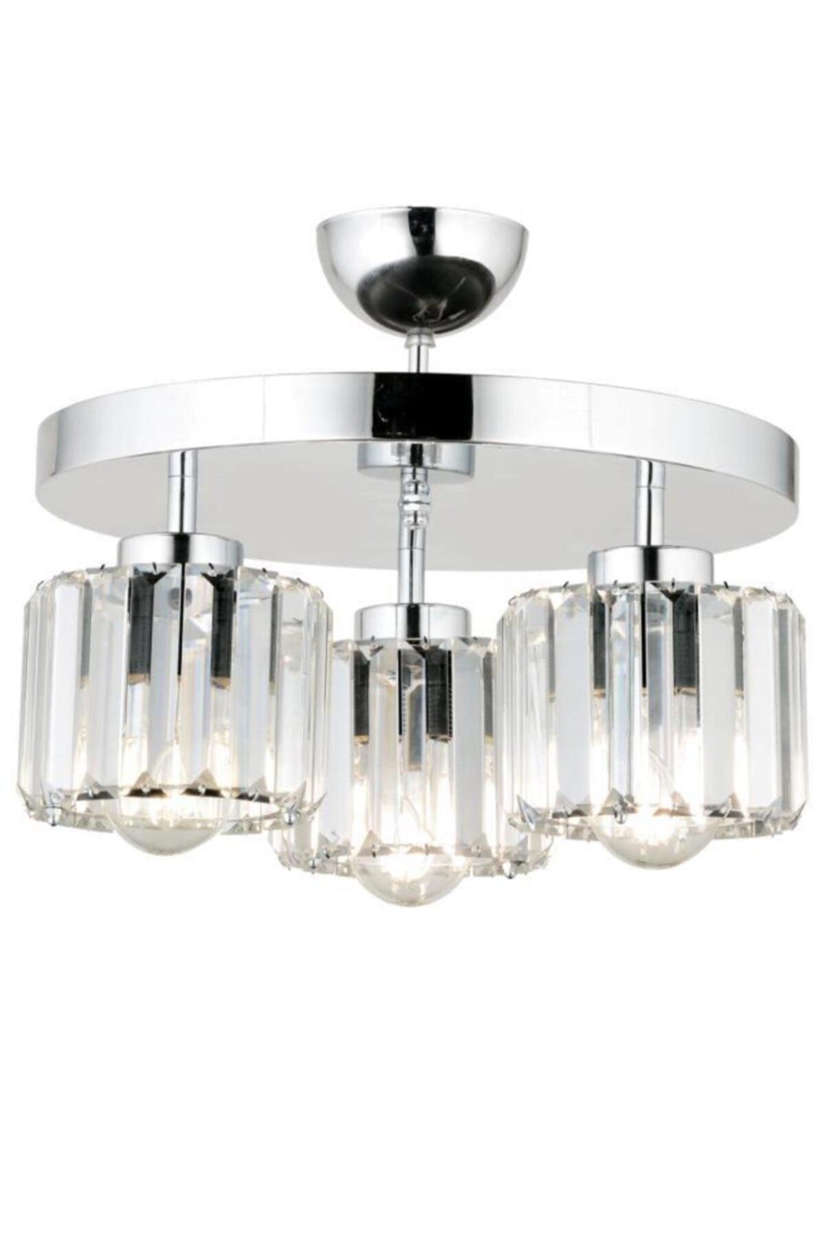 Sabrina Triple Chrome Y-01 Chandelier - Swordslife