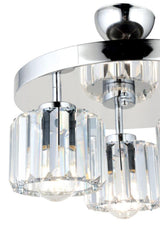 Sabrina Triple Chrome Y-01 Chandelier - Swordslife