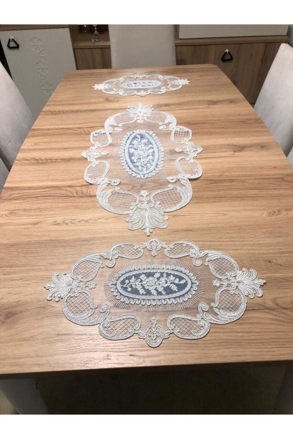 Salon Zimmer Set Lace Runner Set drei Stück - Swordslife