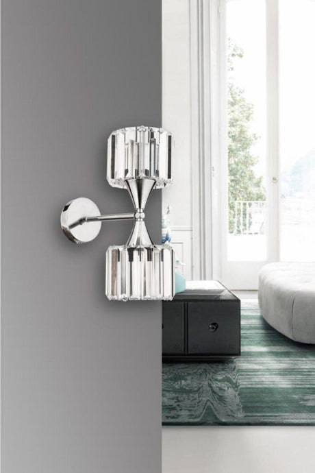 Salvador 2 Silver Y-10 Sconces - Swordslife