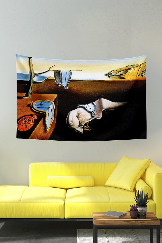 Salvador Dali The Persistence of Memory Wall Covering Rug 70x140 Cm - Swordslife