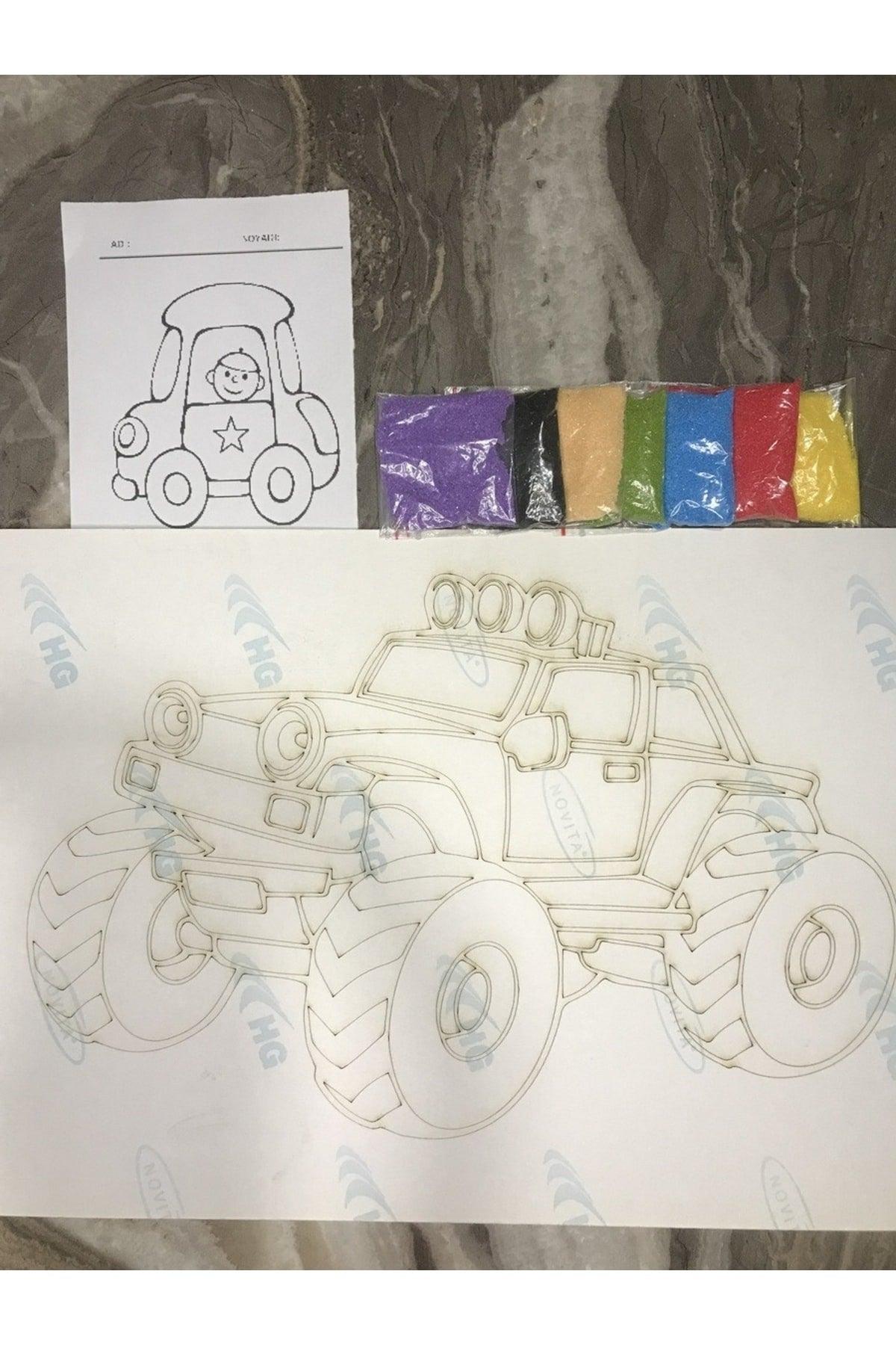 Sand Painting Set Rally Car