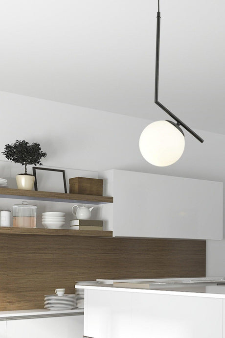 Sara Single Black Pendant Lamp Modern Pendant Lamp Kitchen