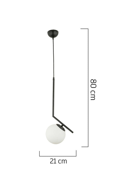 Sara Single Black Pendant Lamp Modern Pendant Lamp Kitchen