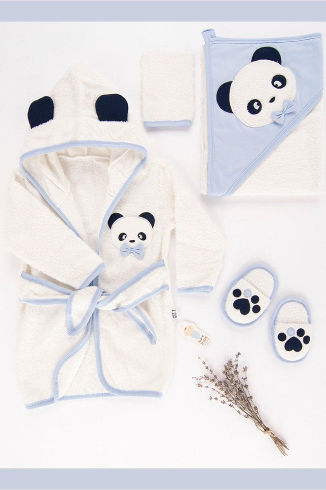 Sare Baby Cute Ponçik Baby Towel Bathrobe