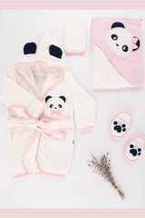 Sare Baby Cute Ponçik Baby Towel Bathrobe