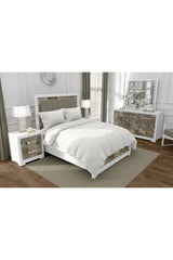 Satin White Duvet Cover Set - Swordslife