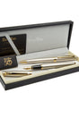 Satin Gold Fountain And Ballpoint Pen Set