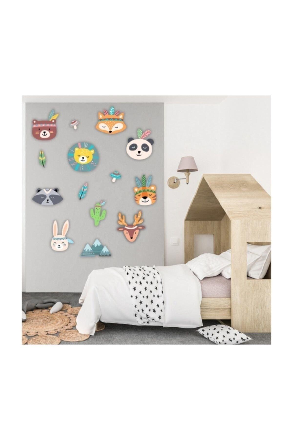 Scandinavian Animals Wall Decoration Products Wooden Wall Set - Swordslife