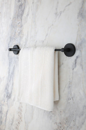 Schwarzes langes Handtuch / Dar Lid Toilette Serviette Set mit 2 - Swordslife
