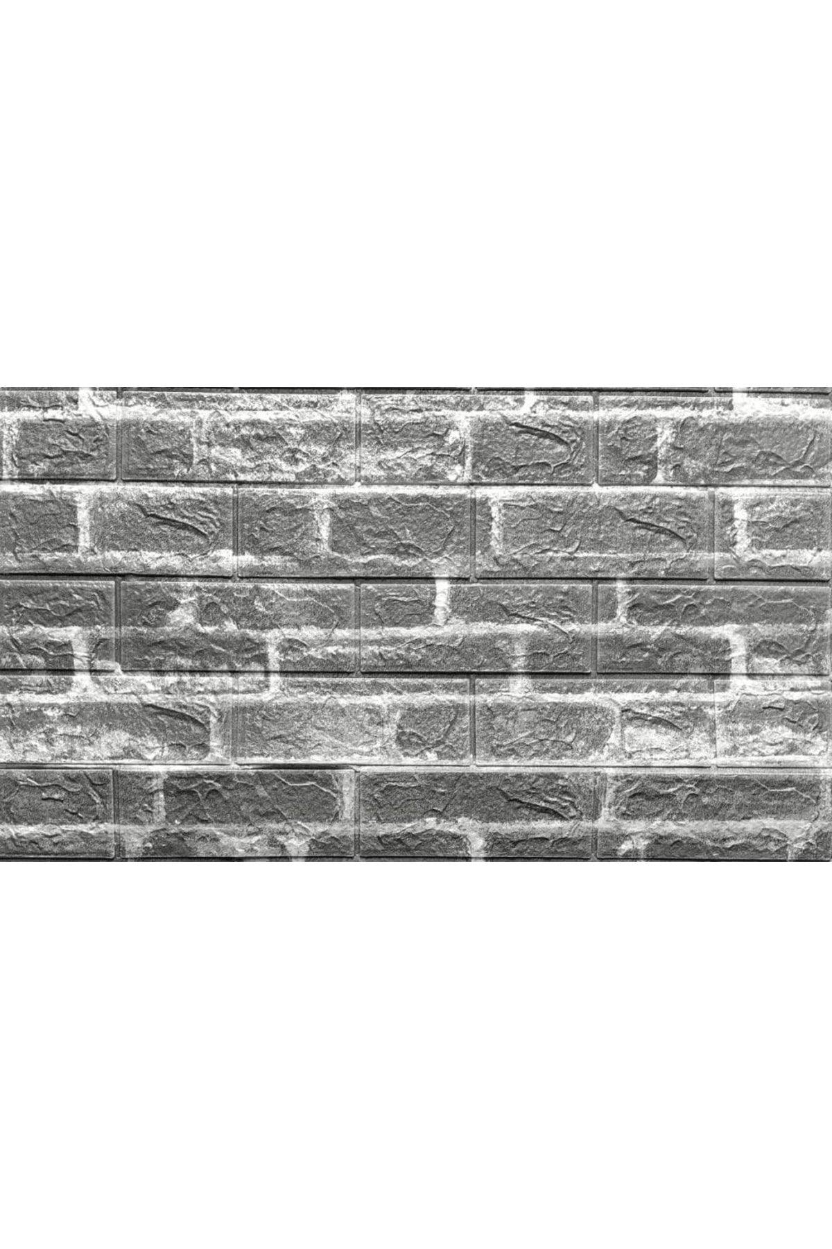 Self Adhesive Gray Brick Pattern Wallpaper Panel Nw24 - Swordslife