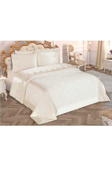 Selin Pique Set 6 Pcs - Cream