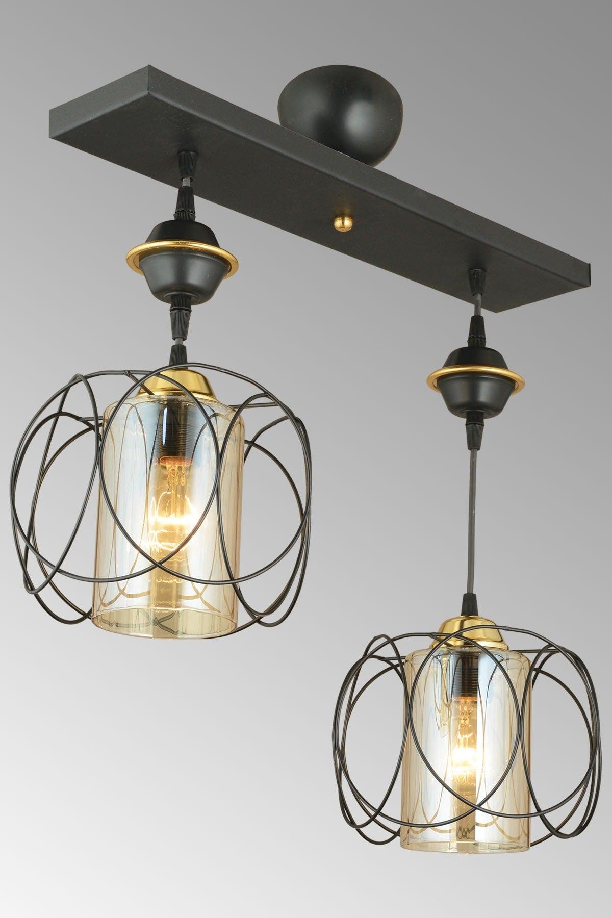 Sequential Black 2-Set Sapphire Downward Facing Luxury Chandelier - Swordslife