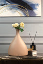 Ceramic Asymmetrical Handmade Vase-powder Color - Swordslife